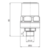 Амортизатор гидроударов Roho R1250-050 - 1/2" Н, PN50