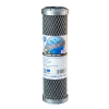 Прессованный угольный картридж Aquafilter FCCBL-S с серебром