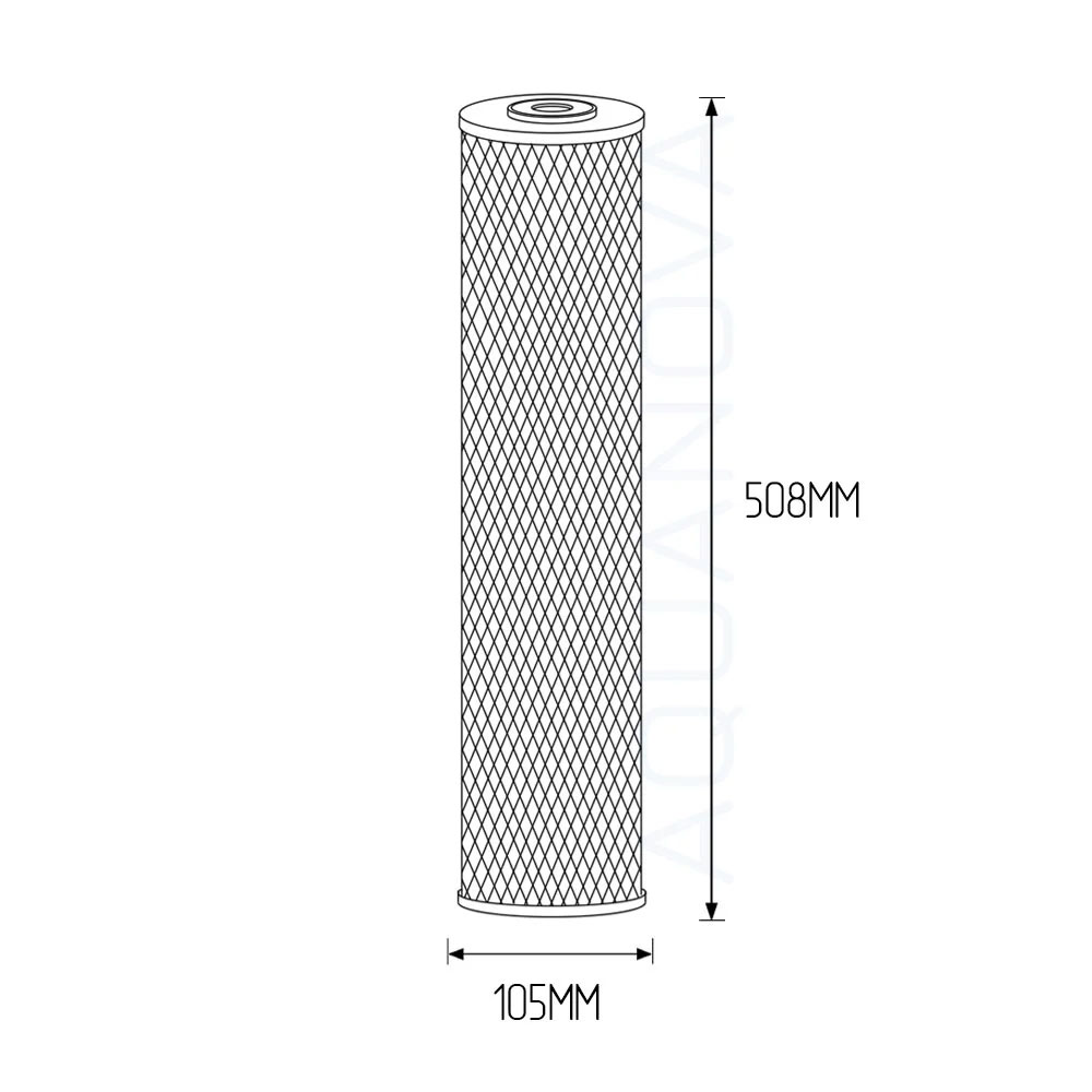 Aquafilter FCCBL20BB-P прессованный угольный картридж