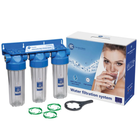 Aquafilter FHPRCL12-B-TRIPLE тройной магистральный фильтр