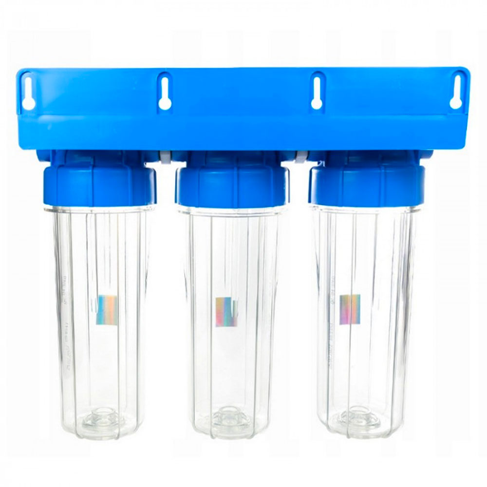 Aquafilter FHPRCL34-B-TRIPLE тройной магистральный фильтр