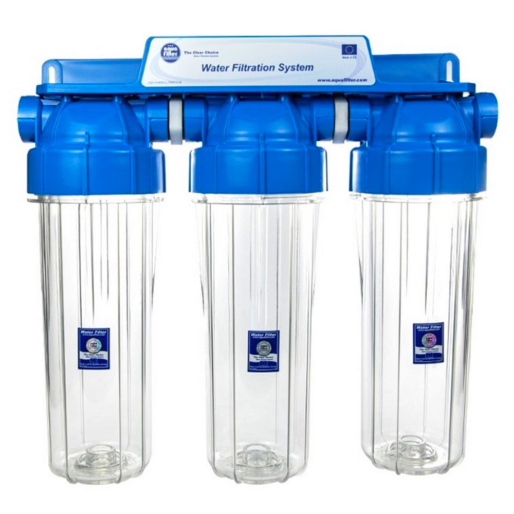 Aquafilter FHPRCL12-B-TRIPLE потрійний магістральний фільтр