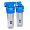 Двойной магистральный фильтр Aquafilter FHPRCL34-B-TWIN