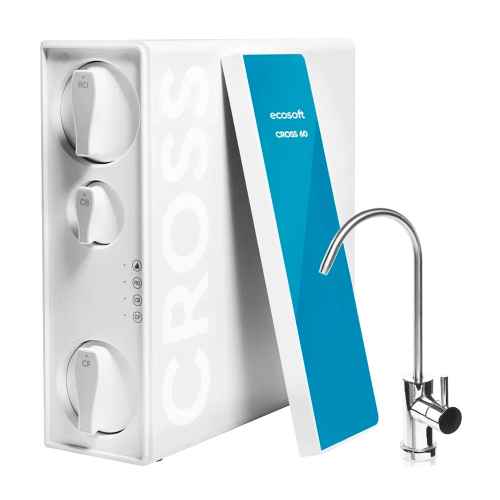 Ecosoft CROSS60 компактный умный фильтр обратного осмоса (MO3400PECO)