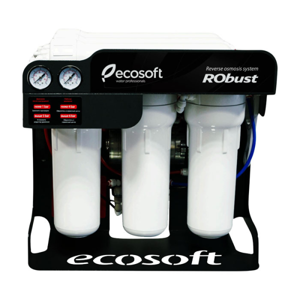 Проточная система обратного осмоса Ecosoft Robust 1000