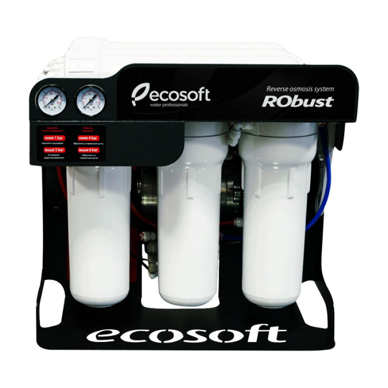 Системы обратного осмоса - Проточная система обратного осмоса Ecosoft Robust 1000
