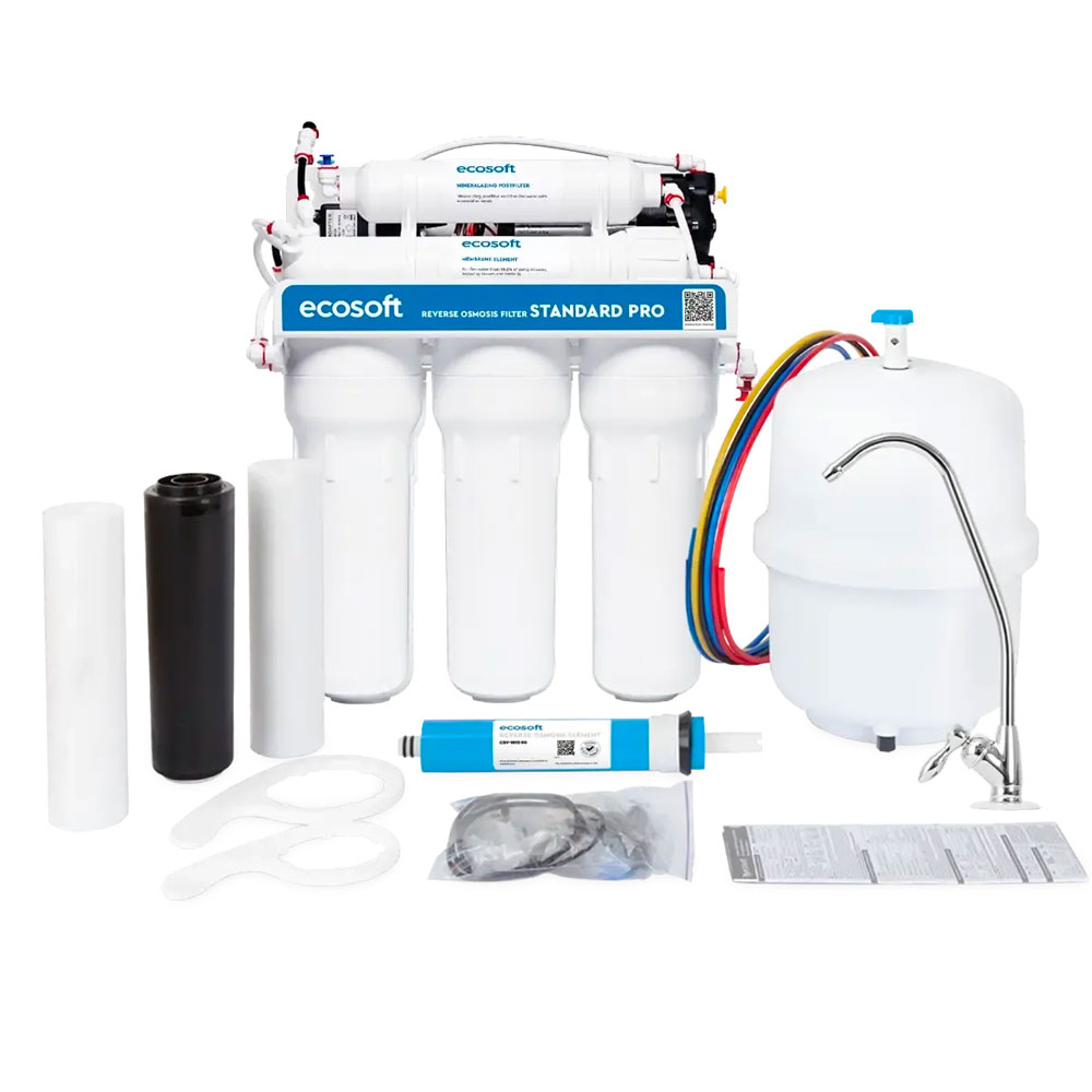 Фильтр обратного осмоса Ecosoft Standard с насосом (MO550MPECOSTD)