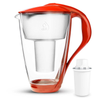 Фільтр-глечик Dafi Crystal Glass 2л Червоний