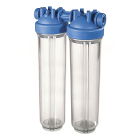 Прозрачная фильтр-колба Atlas Filtri DP BIG 20 DUO 1" IN TS RA1802711