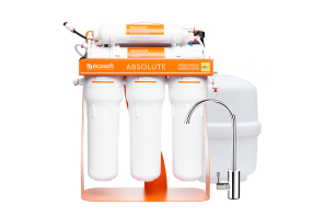 Фільтр зворотного осмосу Ecosoft Absolute з мінералізатором та помпою на станині (MO675MPSECO)