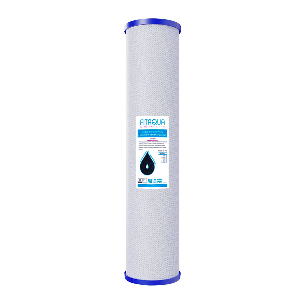 FITaqua AC-CTO-20BB картридж вугільний брикетований Вугільні картриджі - FITaqua AC-CTO-20BB картридж вугільний брикетований