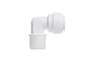 Фітинг кутовий KP-ME0606 (3/8 - 3/8, трубка - зовнішня різьба)