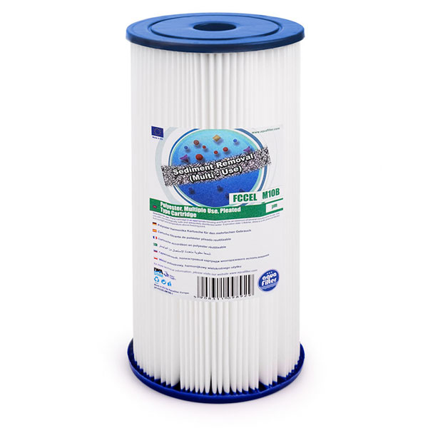 Aquafilter FCCEL20M10B картридж з гофрованого поліестеру багаторазового використання