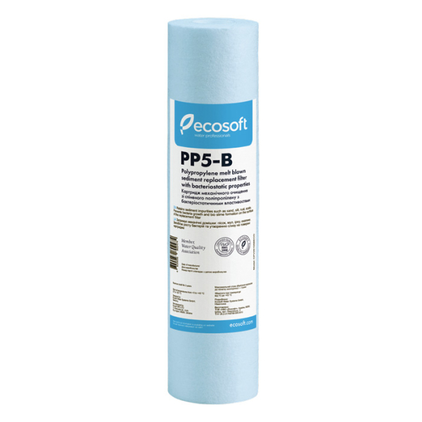 Ecosoft CPV25105BECO 5 мкм полипропиленовый картридж (бактериостатический)