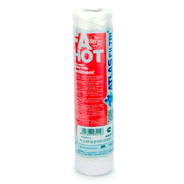 Картридж из полипропиленовой нити Atlas Filtri FA HOT 10 SX 25 mcr 80°C RE5385111