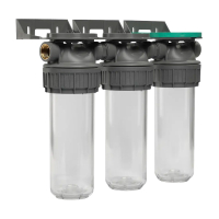 Магістральний фільтр Ecosoft 3/4" 3P TRIPLEX РЕТ для холодної води (FTPP3P0130/G118)