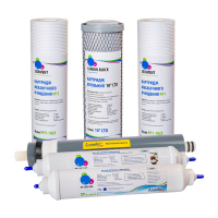 Комплект картриджей для Leader RO-6 + мембрана