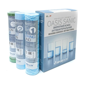 Комплект картриджей Atlas Filtri OASIS DP SANIC для систем обратного осмоса 