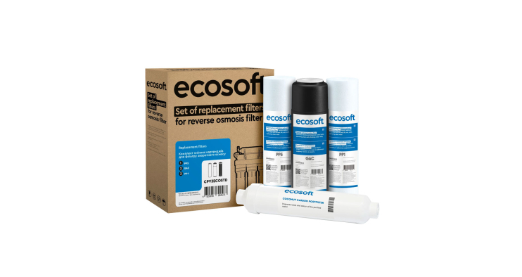 Комплект Ecosoft Standard из 4 картриджей для осмоса