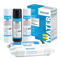 Комплект Ecosoft Standart из 6 картриджей для осмоса с мембраной и минерализатором