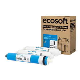Комплект Ecosoft Standard из 6 картриджей для осмоса с мембраной и минерализатором