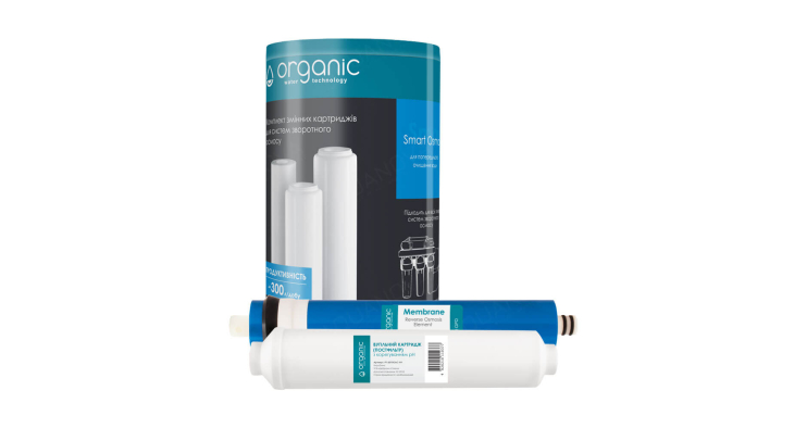 Комплект Organic Smart із 5 картриджів для осмосу з мембраною