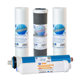 Набор картриджей Aquafilter RO5-CRT + Мембрана Aquafilter TFC-75F