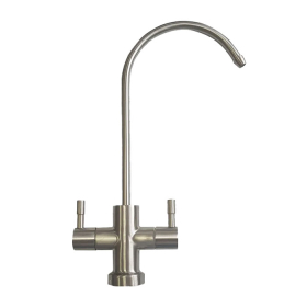 Кран двойной Leader Modern Satin mini 