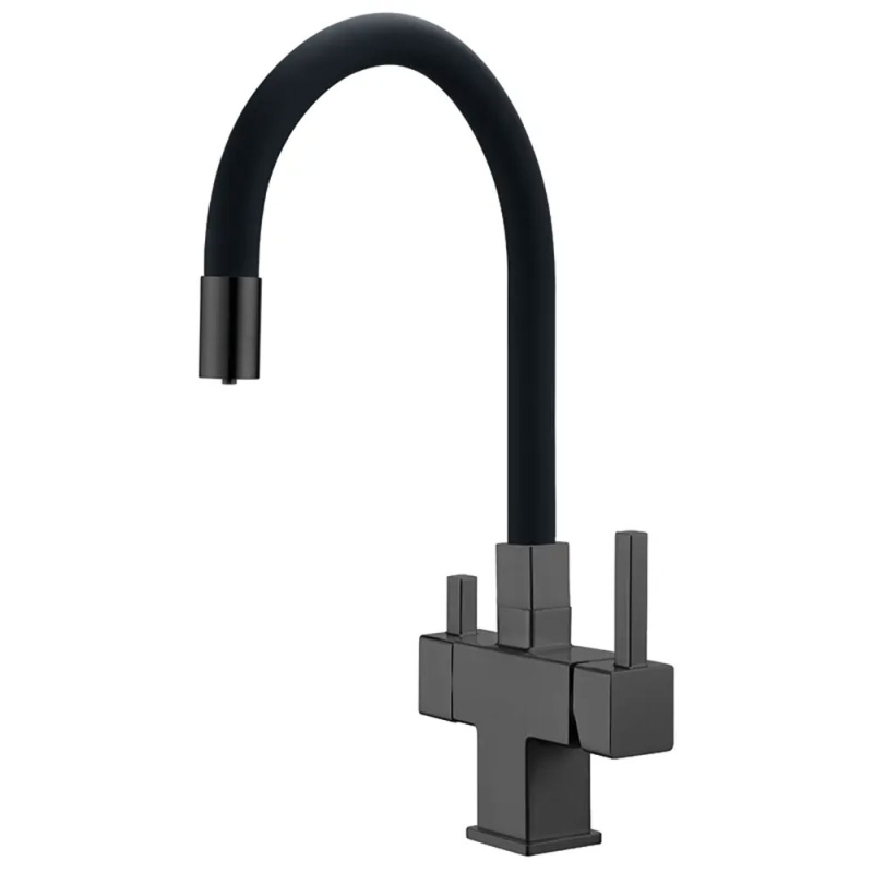 Кран-смеситель для кухни KOER KB-72023-07 "Графит" с выходом для питьевой воды