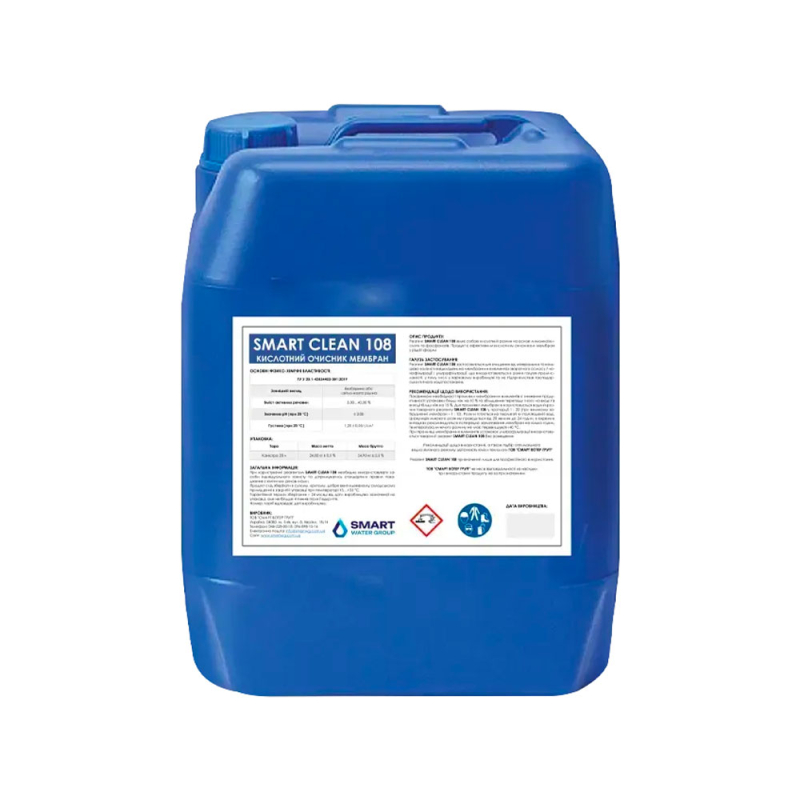 Кислотный очиститель мембран Smart Clean 108 (24 кг)