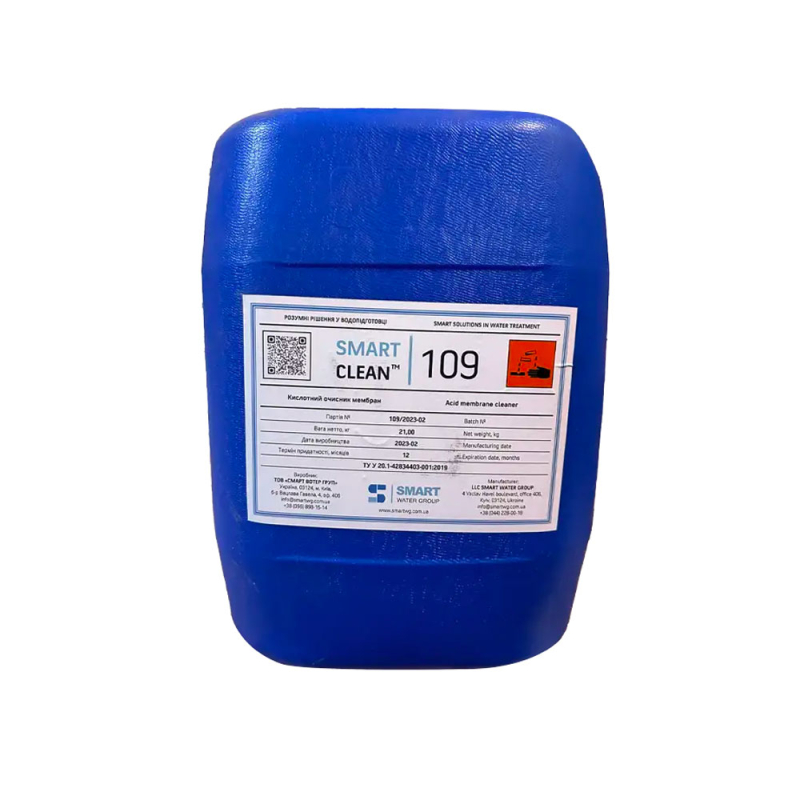 Кислотный очиститель мембран Smart Clean 109 (21 кг)