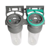 Магістральний фільтр Ecosoft 3/4" 2P DUPLEX РЕТ для холодної води (FDPP2P0130/G118)