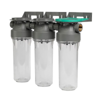 Магістральний фільтр Ecosoft 3/4" 2P TRIPLEX РЕТ для холодної води (FTPP2P0130/G118)