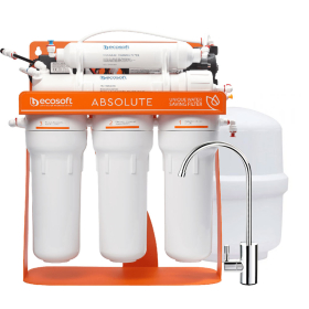 Фільтр зворотного осмосу Ecosoft Absolute 5-75PS з помпою на станині (MO575PSECO)