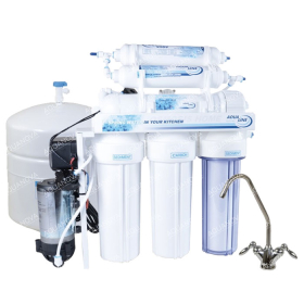 Фильтр обратный осмос Aqualine RO-6P с минерализатором + помпа