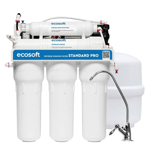 Фильтр обратного осмоса Ecosoft Standard PRO с насосом (MO550MPECOSTD)