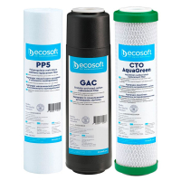 Улучшенный комплект картриджей Ecosoft 1-2-3 обратного осмоса CHV3ECOAGR