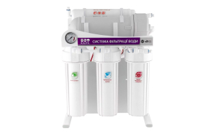 Фільтр зворотного осмосу Raifil 400G - 3/8 10" Slim М з манометром