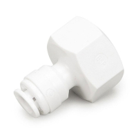 Прямий фітинг адаптер KP-FA0407 (1/4 - 1/2, трубка - внутрішня різьба) Прямий фітинг адаптер KP-FA0407 (1/4 - 1/2, трубка - внутрішня різьба)