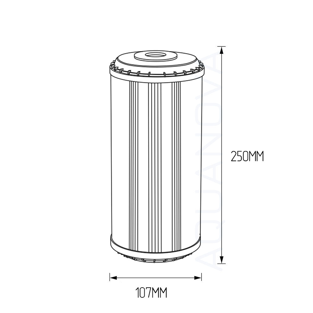 Aquafilter FCCBKDF10BB угольный картридж с KDF