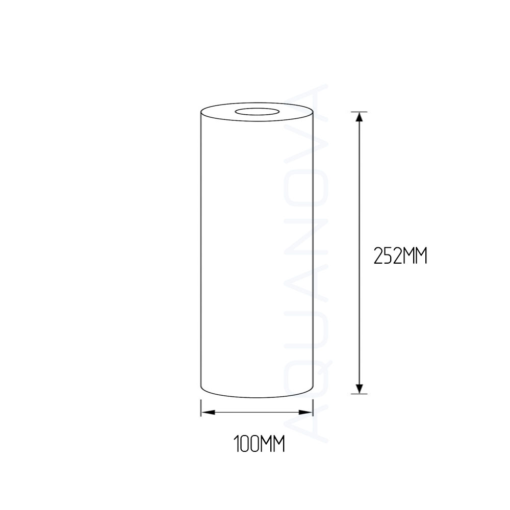 Картридж Aquafilter FCPP20M10B полипропиленовой нити Big Blue 10"
