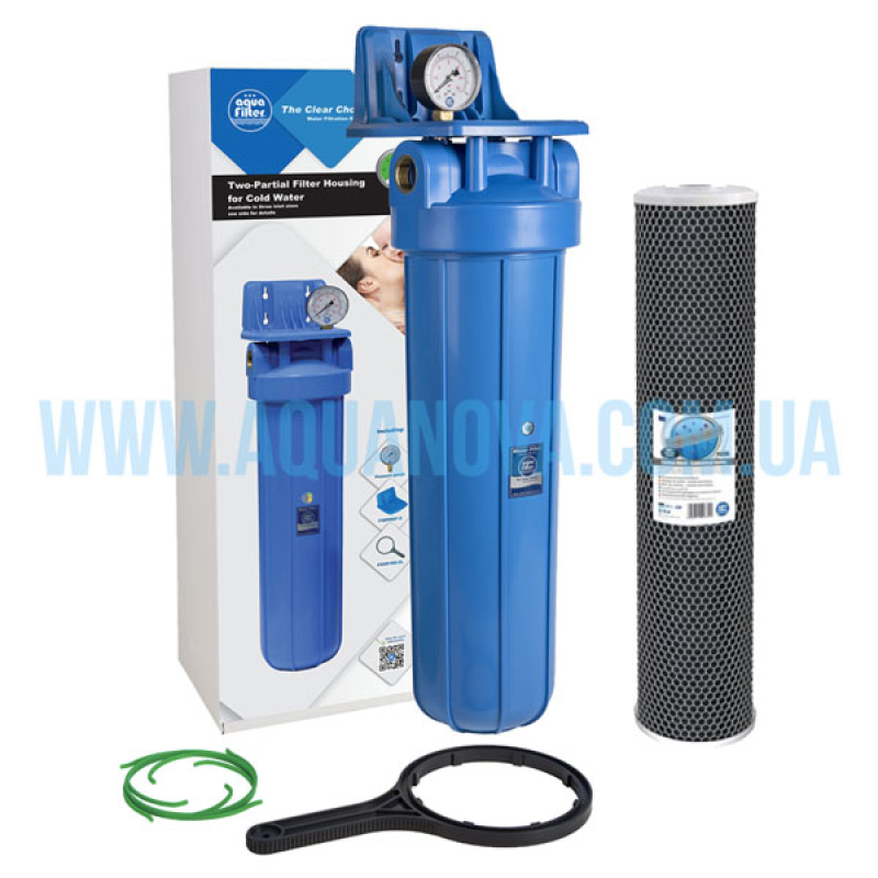 Угольные фильтры - Угольный фильтр Aquafilter Big Blue 20"
