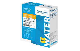 Комплект картриджів 1-2-3 Ecosoft покращений для зворотного осмосу CHV3ECO