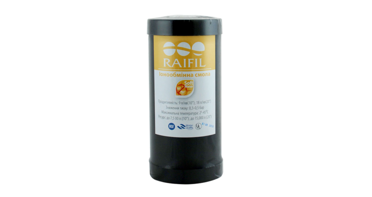 Умягчающий картридж со смолой Raifil UDF-10-BP - RESIN