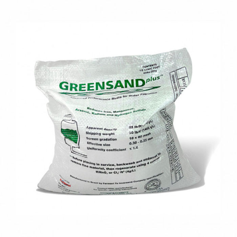 Фільтруючі матеріали - Засипка для знезалізнення води Greensand Plus 20кг / 14,1л