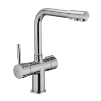 Смеситель для кухни HAIBA Hans 021 "Хром" с вых. для питьевой воды