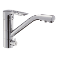 Змішувач для кухні Haiba Hansberg 021 "Хром" з вих. для питної води