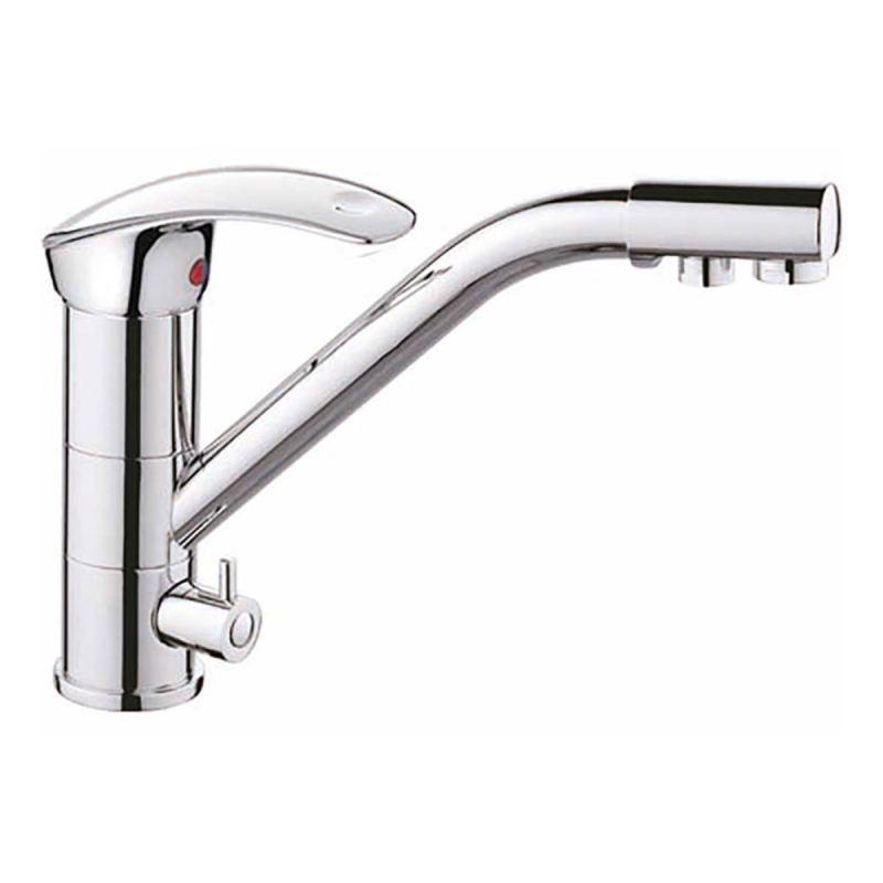 Смеситель для кухни Haiba Mars 021 с выходом для питьевой воды