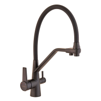 Змішувач для кухні Haiba Nobel 021 "Чорний" з вих. для питної води