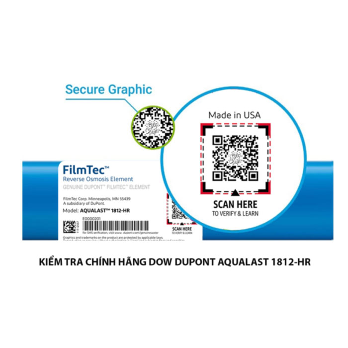 Мембрана обратного осмоса Filmtec BW60-1812-75 Мембрана Filmtec BW60-1812-75